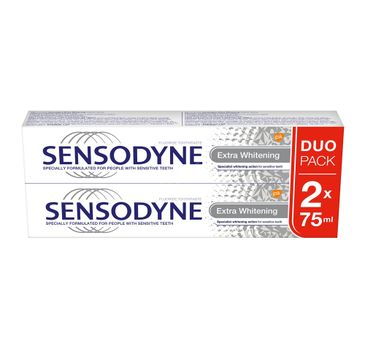 Sensodyne Extra Whitening Toothpaste pasta do zębów 2x75ml