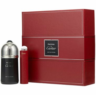 Cartier Pasha de Carier Edition Noire (zestaw woda toaletowa spray 100 ml + miniaturka wody toaletowej 15 ml)