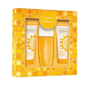 Elizabeth Arden Sunflowers zestaw woda toaletowa spray 100ml + balsam do ciała 100ml + krem 100ml