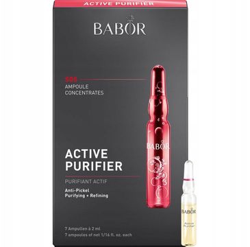 Babor Active Purifier skoncentrowane serum w ampułkach do cery z niedoskonałościami (7 x 2 ml)