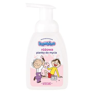 Bambino – Dzieciaki Pianka do mycia dla dzieci Różowa (250 ml)