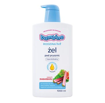 Bambino – Hiperdelikatny żel pod prysznic o zapachu rabarbaru (400 ml)