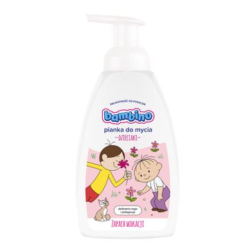 Bambino pianka myjąca dla dzieci Zapach Wakacji dla dziewczynek 500 ml