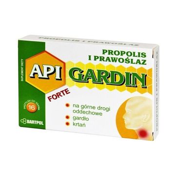 Bartpol Api Gardin Forte Propolis i Prawoślaz suplement diety 16 pastylek