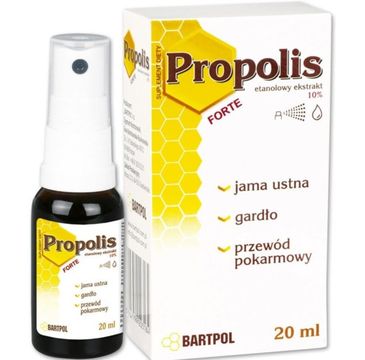 Bartpol Propolis Forte etanolowy ekstrakt 10% suplement diety 20ml