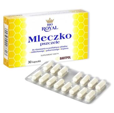 Bartpol Royal Mleczko Pszczele suplement diety 30 kapsułek