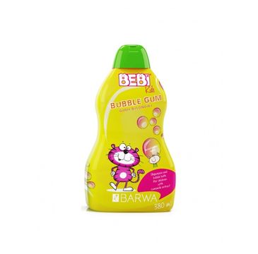 Barwa Bebi Kids Shampoo & Bubble Bath szampon i płyn do kąpieli dla dzieci 2w1 Bubble Gum 380ml