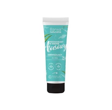 Barwa Naturalna aloesowy odświeżający dezodorant w kremie do stóp 75ml