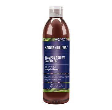 Barwa Ziołowa Szampon do włosów Czarny Bez - włosy blond i siwe (250 ml)