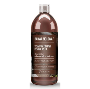 Barwa Ziołowa szampon ziołowy do włosów osłabionych i z łupieżem Czarna Rzepa (250 ml)
