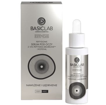 BasicLab Esteticus peptydowe serum pod oczy z 10% argireline i kofeiną Nawilżenie i Ujędrnienie (30 ml)