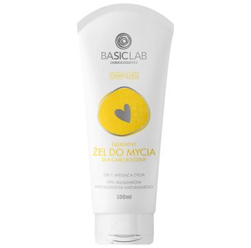 BasicLab Famillias delikatny żel do mycia dla całej rodziny (100 ml)