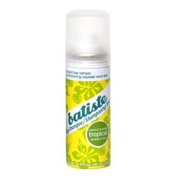 Batiste Tropical suchy szampon do każdego typu włosów mini 50 ml