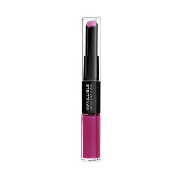 L'Oreal Paris Infallible 24h Lipstick – pomadka do ust w płynie nr 214 Stay Raspberry (5.6 ml)