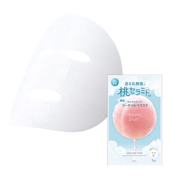 BCL Momopuri Cool Jelly Mask żelowa maska nawilżająca do twarzy (22 ml)