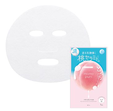 BCL Momopuri Milk Jelly Mask żelowa maska nawilżająca do twarzy (22 ml)