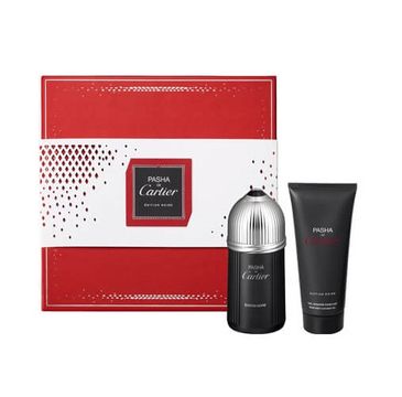 Cartier Pasha de Carier Edition Noire zestaw woda toaletowa spray 100ml + żel pod prysznic 100ml