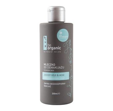 Be Organic Cleansing Milk mleczko do demakijażu Jagody Goji & Acai (200 ml)