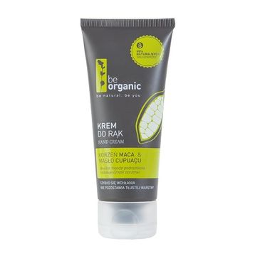 Be Organic Hand Cream krem do rąk Korzeń Maca & Masło Cupuacu 50ml