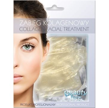 Beauty Face Collagen Facial Treatment rozświetlający zabieg kolagenowy z diamentami i złotem