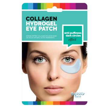 Beauty Face Collagen Hydrogel Eye Patch wygÅ‚adzajÄ…ce pÅ‚atki hydroÅ¼elowe pod oczy przeciw cieniom i opuchliÅºnie