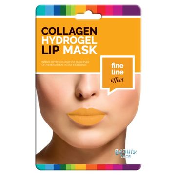 Beauty Face Collagen Hydrogel Lip Mask przeciwzmarszczkowa kolagenowa maska na usta ze złotem