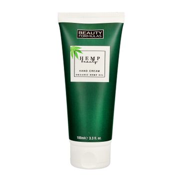 Beauty Formulas Hemp Beauty - krem do rąk nawilżająco-odżywczy (100 ml)