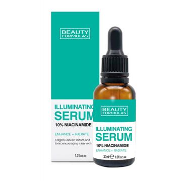 Beauty Formulas Illuminating Serum rozświetlające serum do twarzy 10% Niacinamide (30 ml)