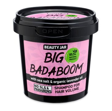 BEAUTY JAR Big Badaboom szampon dodający włosom objętości 150g