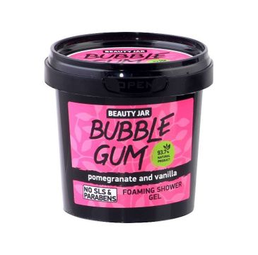 Beauty Jar Bubble Gum żel pod prysznic z wanilią i granatem (150 g)