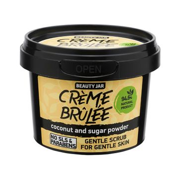 Beauty Jar Creme Brulee delikatny scrub do twarzy do skóry delikatnej (120 g)