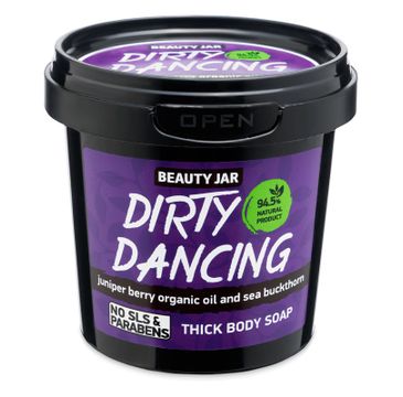 Beauty Jar Dirty Dancing gęste mydło do ciała z jałowcem i rokitnikiem (150 g)