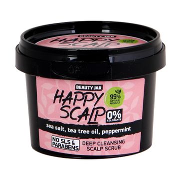 Beauty Jar Happy Scalp głęboko oczyszczający peeling do skóry głowy (100 g)