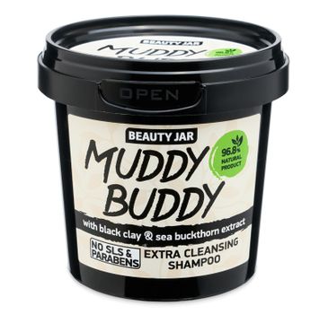 BEAUTY JAR Muddy Buddy ekstra oczyszczający szampon do włosów 150g