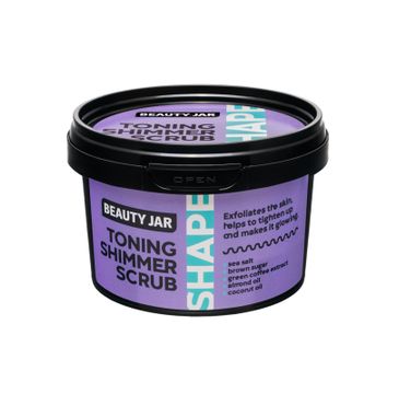 Beauty Jar Toning Shimmer Scrub rozświetlający peeling do ciała (360 g)