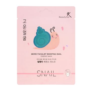 Beauty Kei Maseczka na płacie z dodatkiem śluzu ślimaka Snail 1 szt