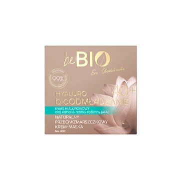 BeBio Ewa Chodakowska Hyaluro bioOdmładzanie 40+ naturalny krem-maska do twarzy na noc (50 ml)