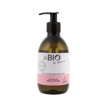 beBIO Ewa Chodakowska naturalne mydło w płynie Chia i Kwiat Japońskiej Wiśni (300 ml)