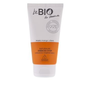 beBIO Ewa Chodakowska naturalny krem do stóp odżywczo-regenerujący Masło Mango i Shea (75 ml)