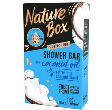 Nature Box Shower Bar naturalne mydło Coconut Oil (150 g)