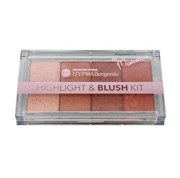 Bell Hypoallergenic Highlight & Blush Kit Zestaw rozświetlaczy i różu (20 g)