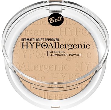 Bell Hypoallergenic Puder rozświetlający do twarzy i ciała nr 03 (6 g)