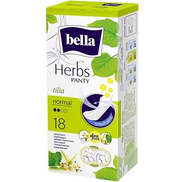 Bella Herbs Panty Wkładki higieniczne Tilia - z Kwiatem Lipy - normal (1op. - 18 szt.)