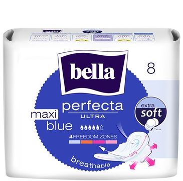 BELLA Perfecta Blue Maxi Podpaski ultra cienkie extra soft  (1op. - 8 szt.)