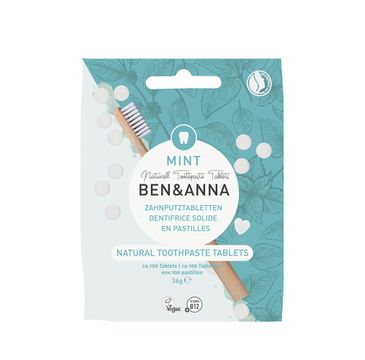 Ben&Anna Natural Toothpaste Tablets naturalne tabletki do mycia zębów bez fluoru (36 g)