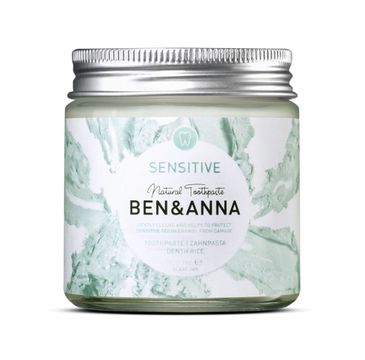 Ben&Anna Natural Toothpaste naturalna pasta do wrażliwych zębów z rokietnikiem rumiankiem i aloesem Sensitive (100 ml)
