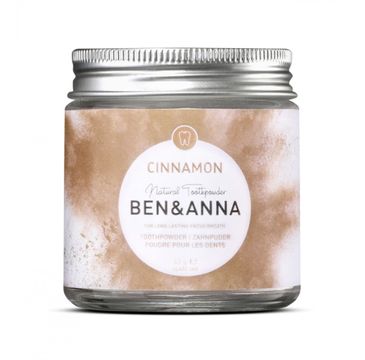 Ben&Anna Natural Toothpawder naturalny odświeżający proszek do zębów z cynamonem (45 g)