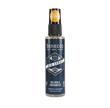 Benecos For Men Only  Deo Spray naturalny odświeżający dezodorant w sprayu (75 ml)