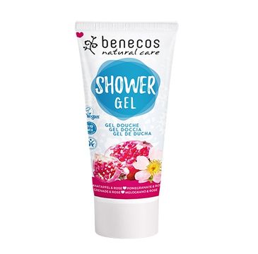 Benecos Natural Shower Gel naturalny żel pod prysznic Granat & Róża (200 ml)