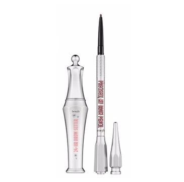 Benefit 2 Brow Bigshots zestaw 24-Hour Brow Setter żel do brwi Clear (7 ml) + Precisely My Brow Pencil kredka do brwi Warm Deep Brown (0.08 g)